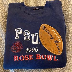vintage penn state rose bowl crew neck